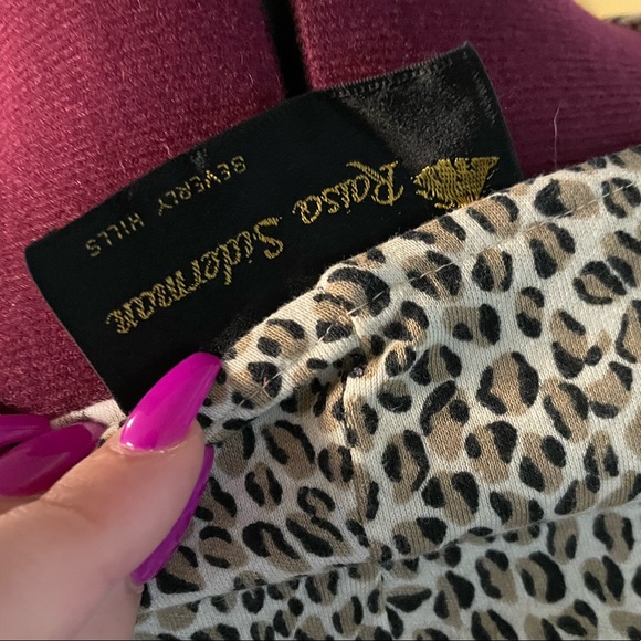 Vintage 80s crop top safari print - Picture 5 of 9